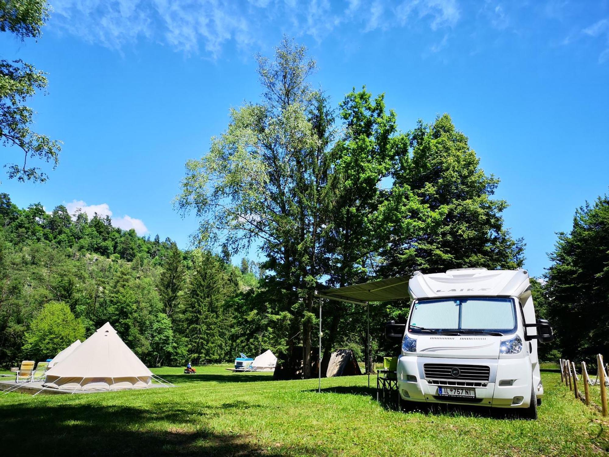 Eco River Camp - Pitches Radovljica Zewnętrze zdjęcie